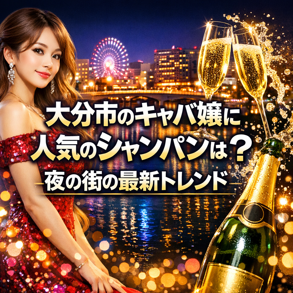 大分市のキャバ嬢に人気のシャンパンは？夜の街の最新トレンド